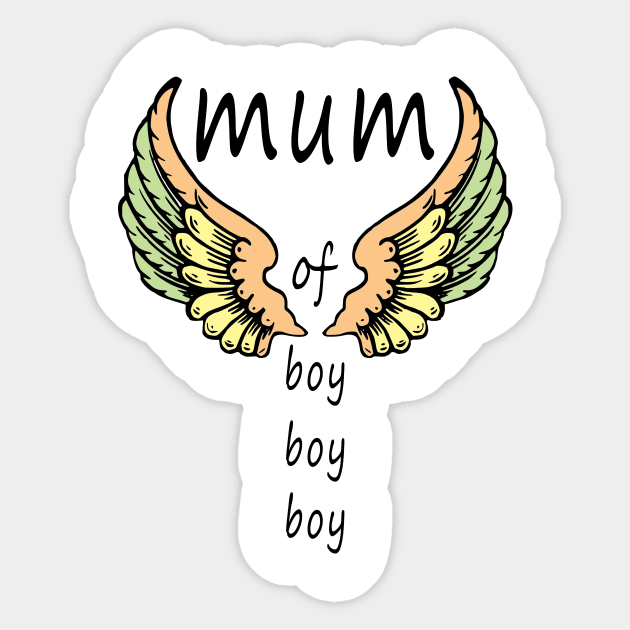 mum of boys Sticker by H&G